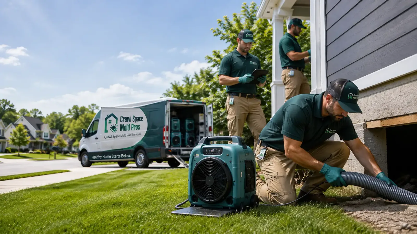 Crawl Space Mold Removal in Greenfield, IA